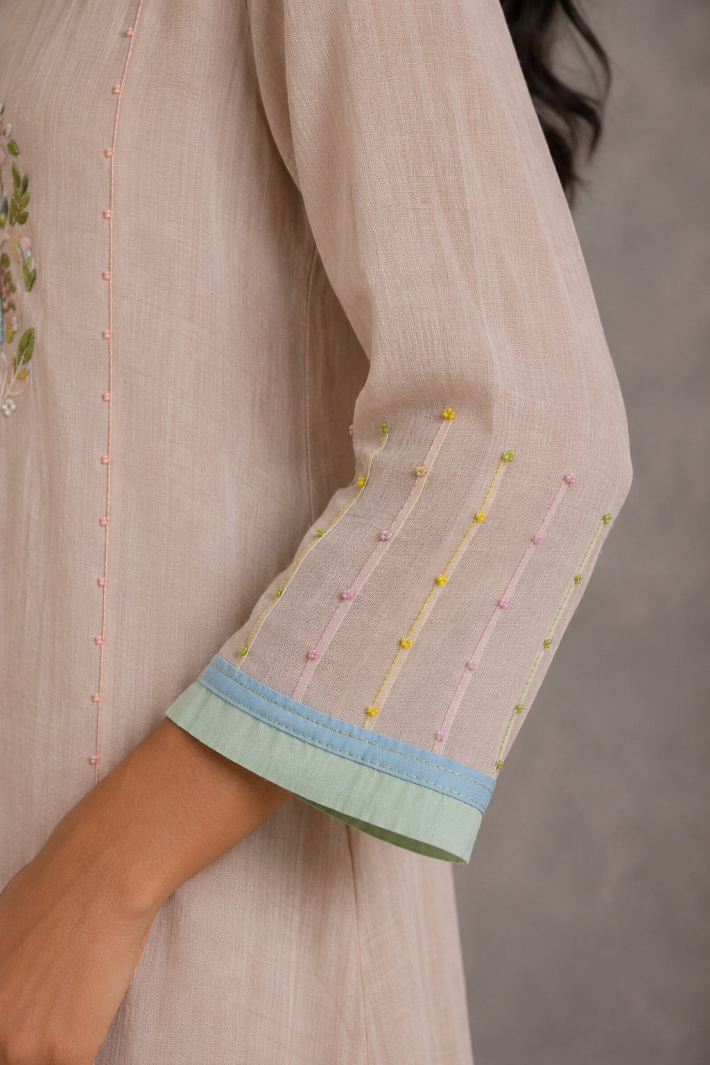 Soft Peach Kurta Set