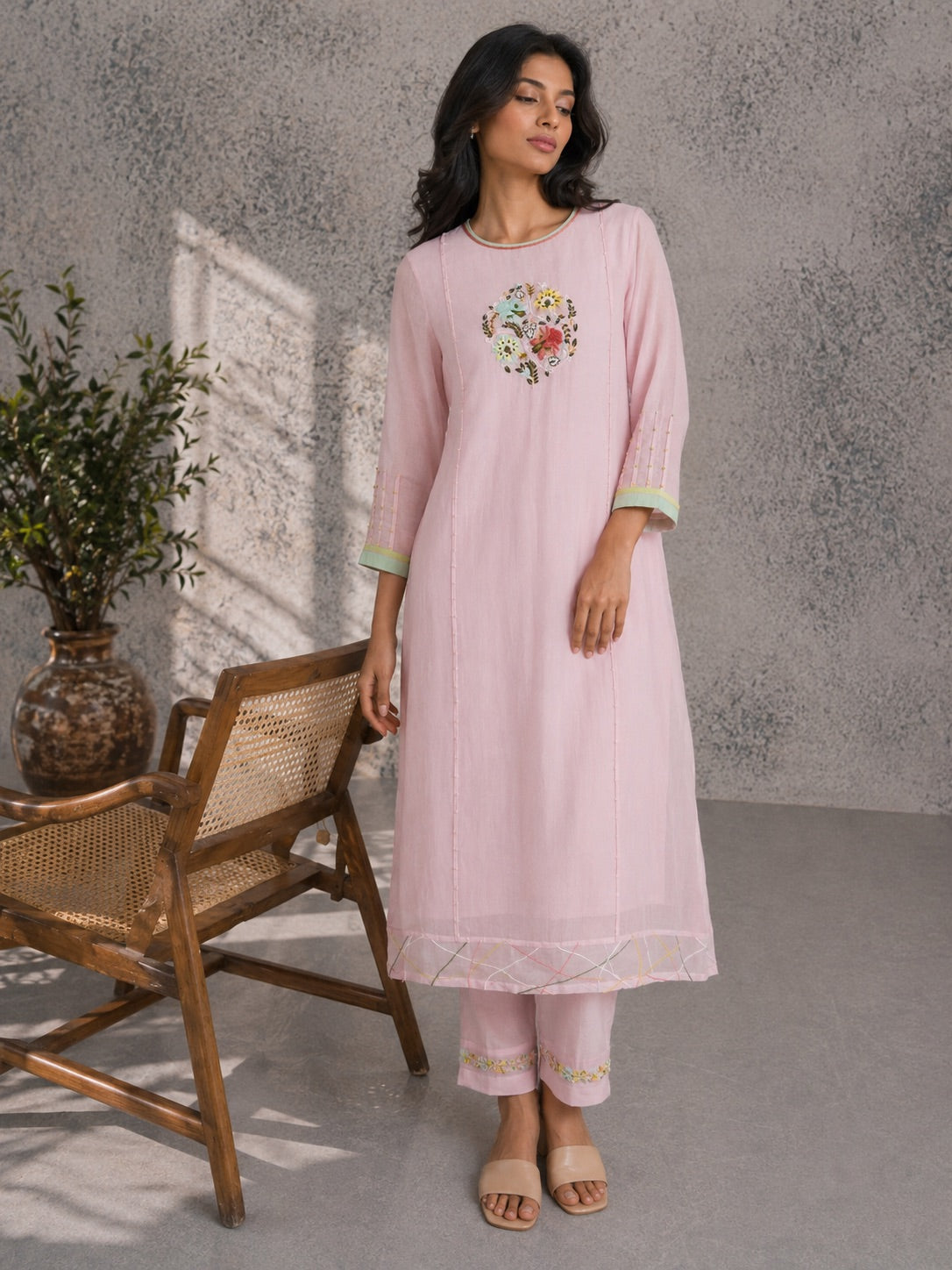 Lotus Pink Kurta Set