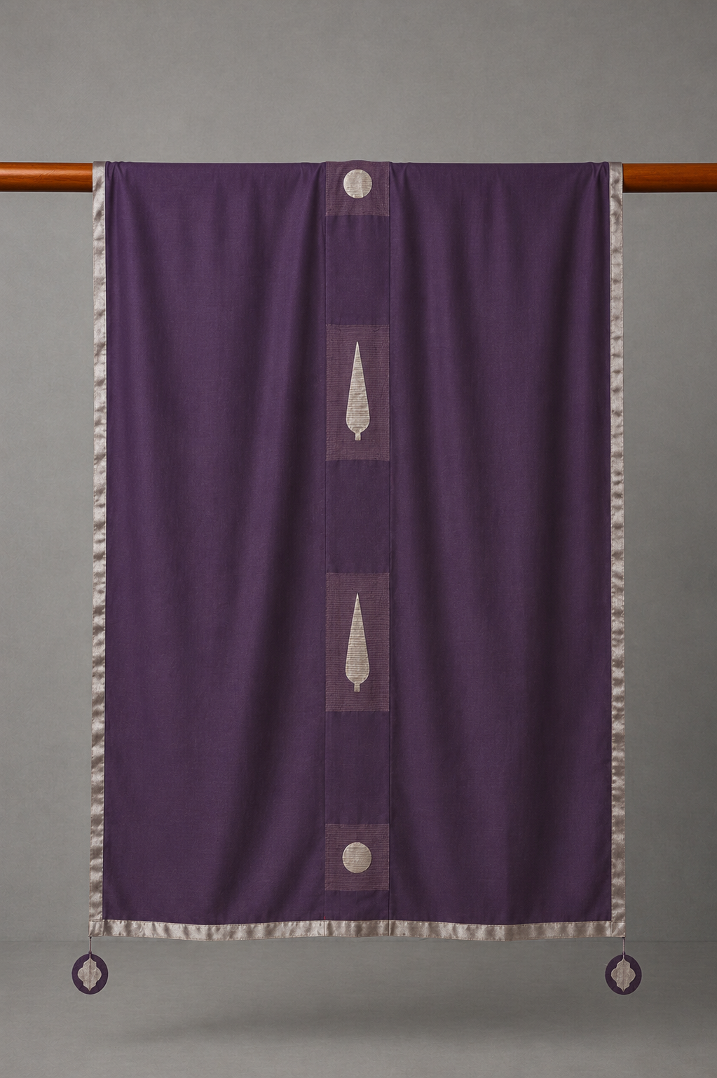 Placketed - Grape Grey Kurta Set