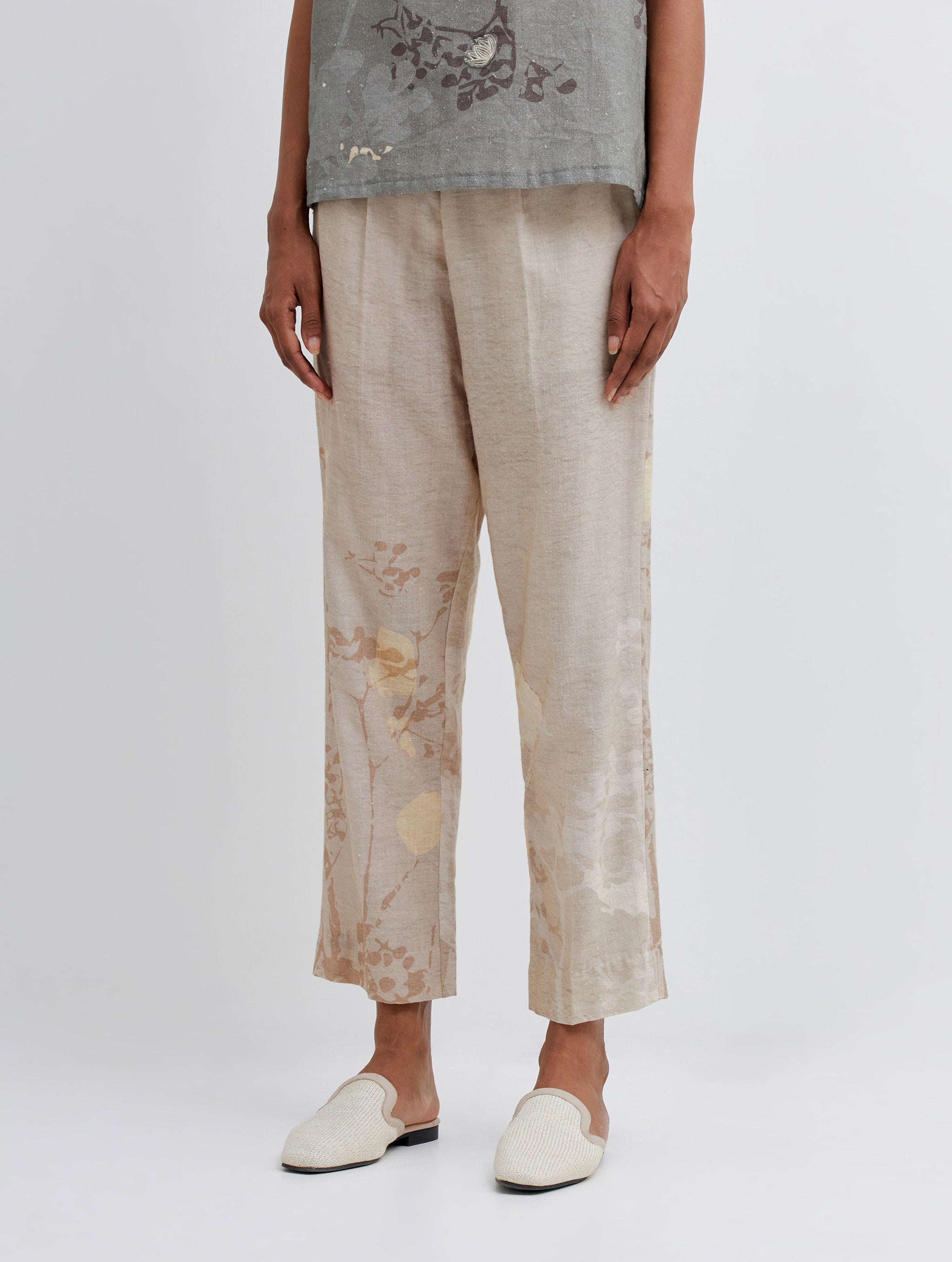 Foliage Beige Pants