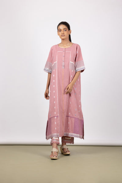 Mellow Pink Kurta Set - Mélange