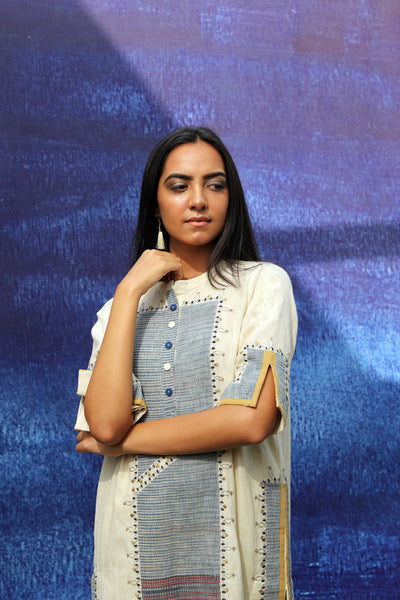 Bhavik Shah - Classic Gujarati Styled Hand Embroidered Tunic