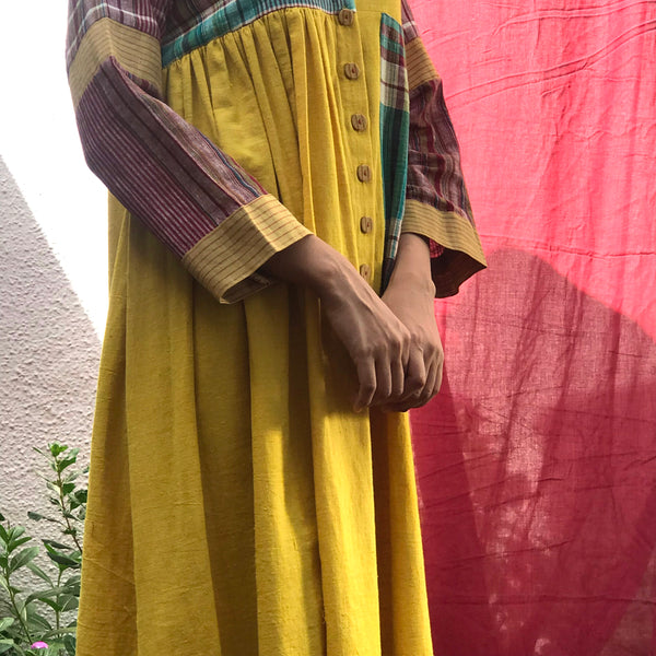 GAMCHA - Mustard Shirt Dress